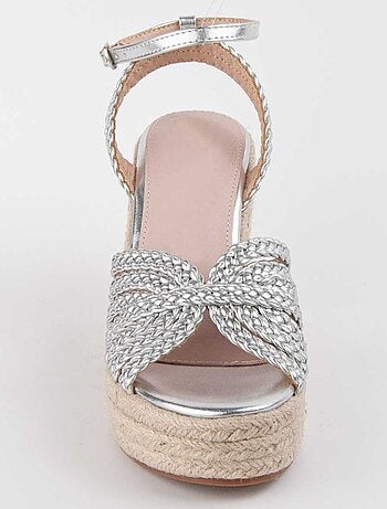 Montevita Sandale Compensée En Esparte Salia3