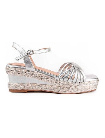 Montevita Sandale Compensée En Esparte Salia4