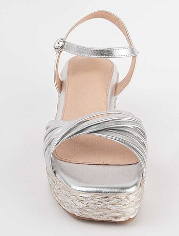 Montevita Sandale Compensée En Esparte Salia4