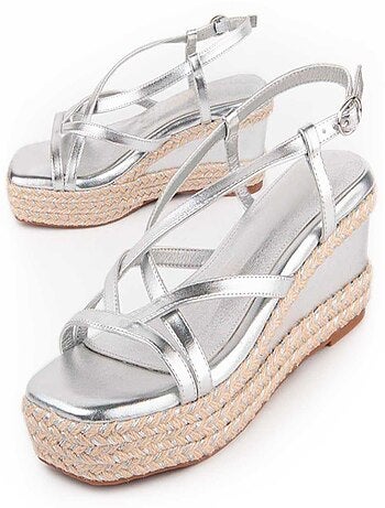 Montevita Sandale Compensée En Esparte Salia5