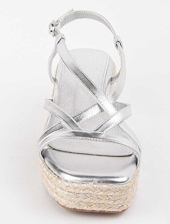 Montevita Sandale Compensée En Esparte Salia5