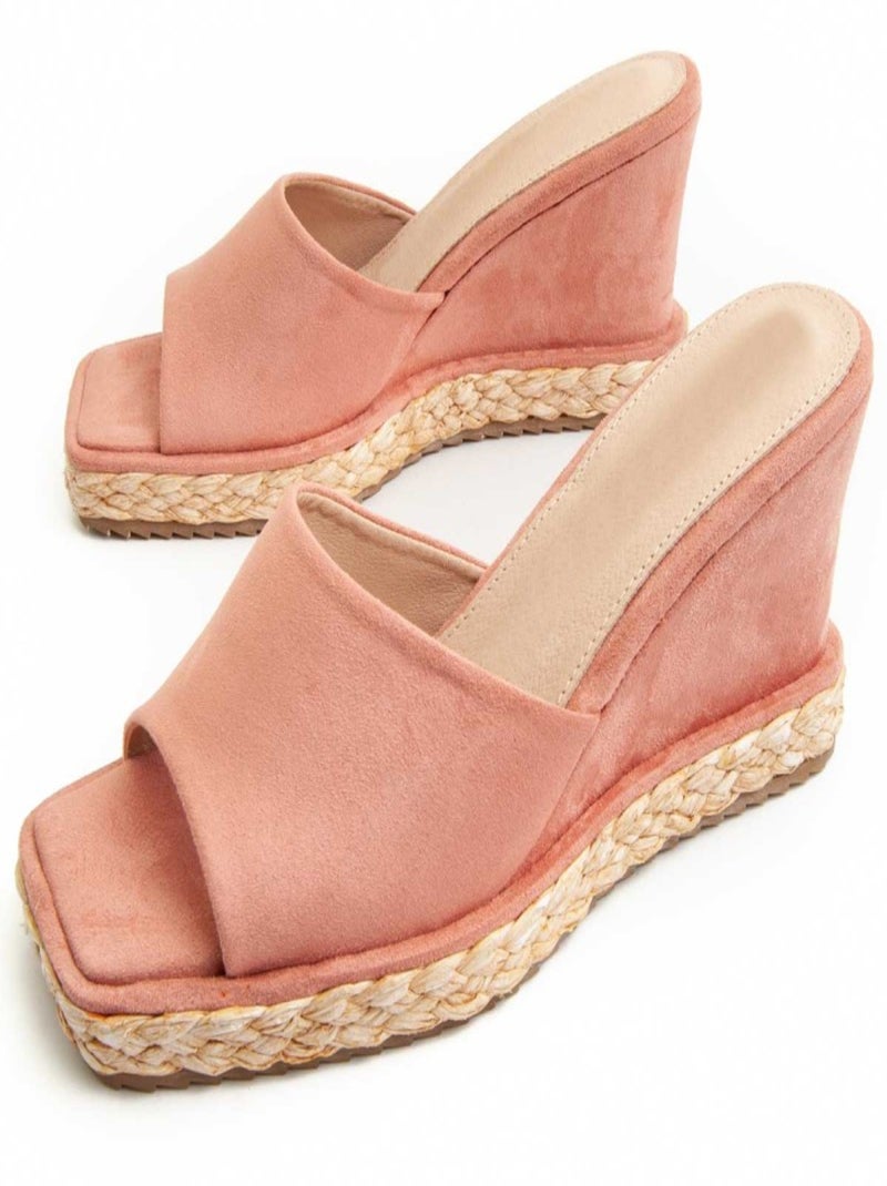 Montevita Sandale Compensée Sparto2121 Rose - Kiabi