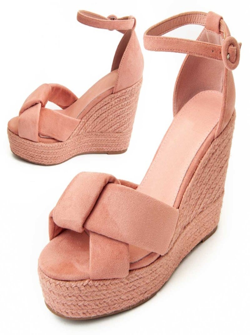 Montevita Sandale Compensée Sparto501 Rose - Kiabi