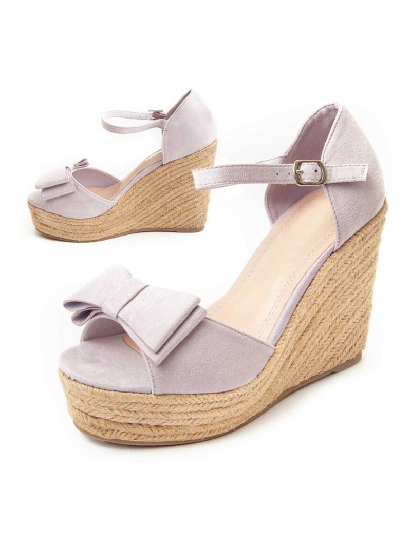 Montevita Sandale Compensée Spartsum9 Violet - Kiabi