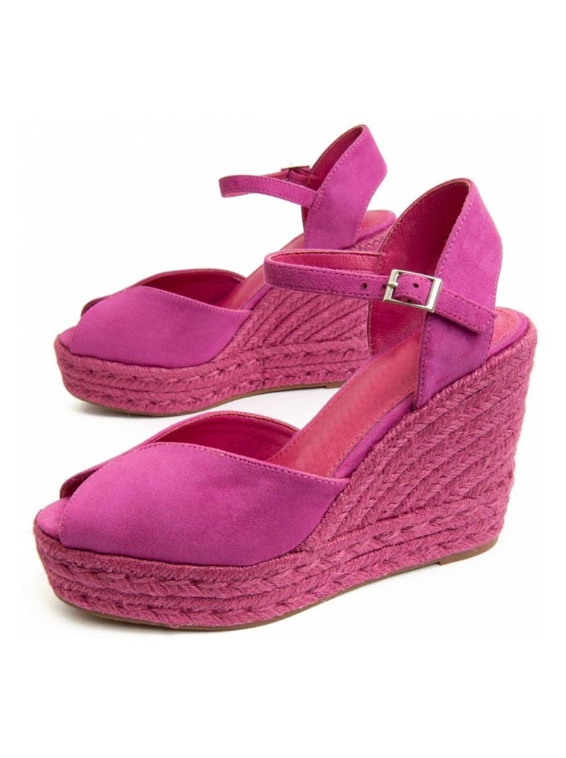 Montevita Sandale Compensée Wesparto7 Rose - Kiabi