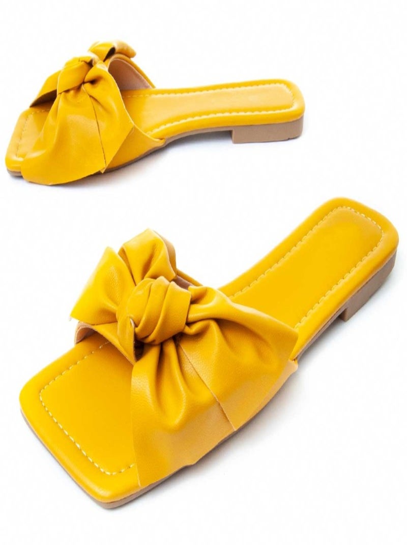 Montevita Sandale Plate Palanti2 Jaune - Kiabi