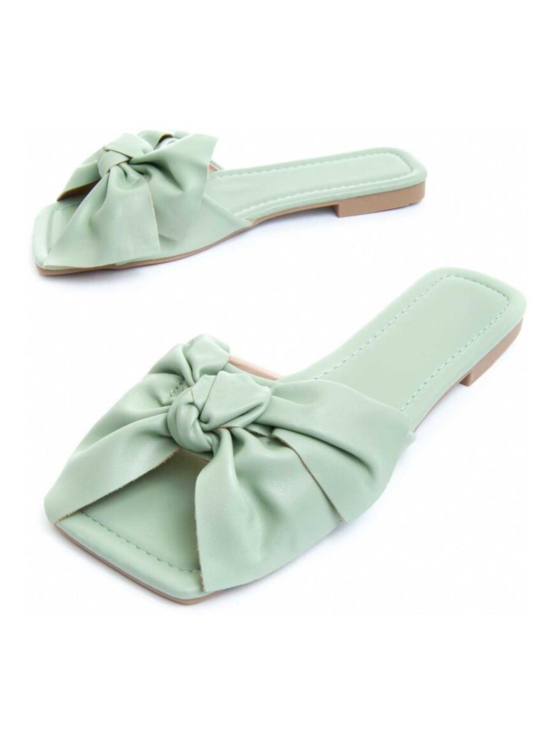 Montevita Sandale Plate Palanti2 Vert - Kiabi