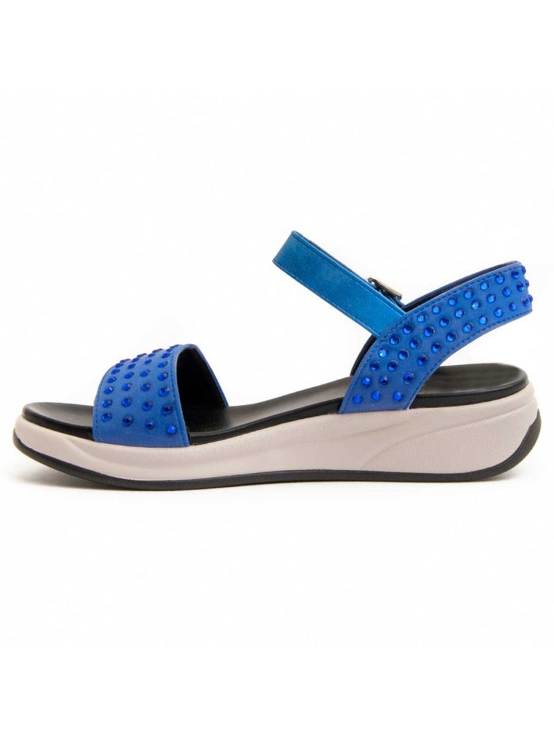 Montevita Sandale Plateforme Craig4 Bleu - Kiabi