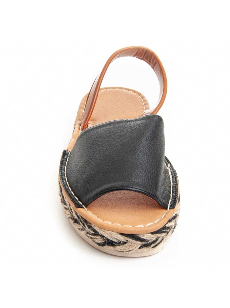 Montevita Sandale Plateforme Sandsum8 Noir - Kiabi