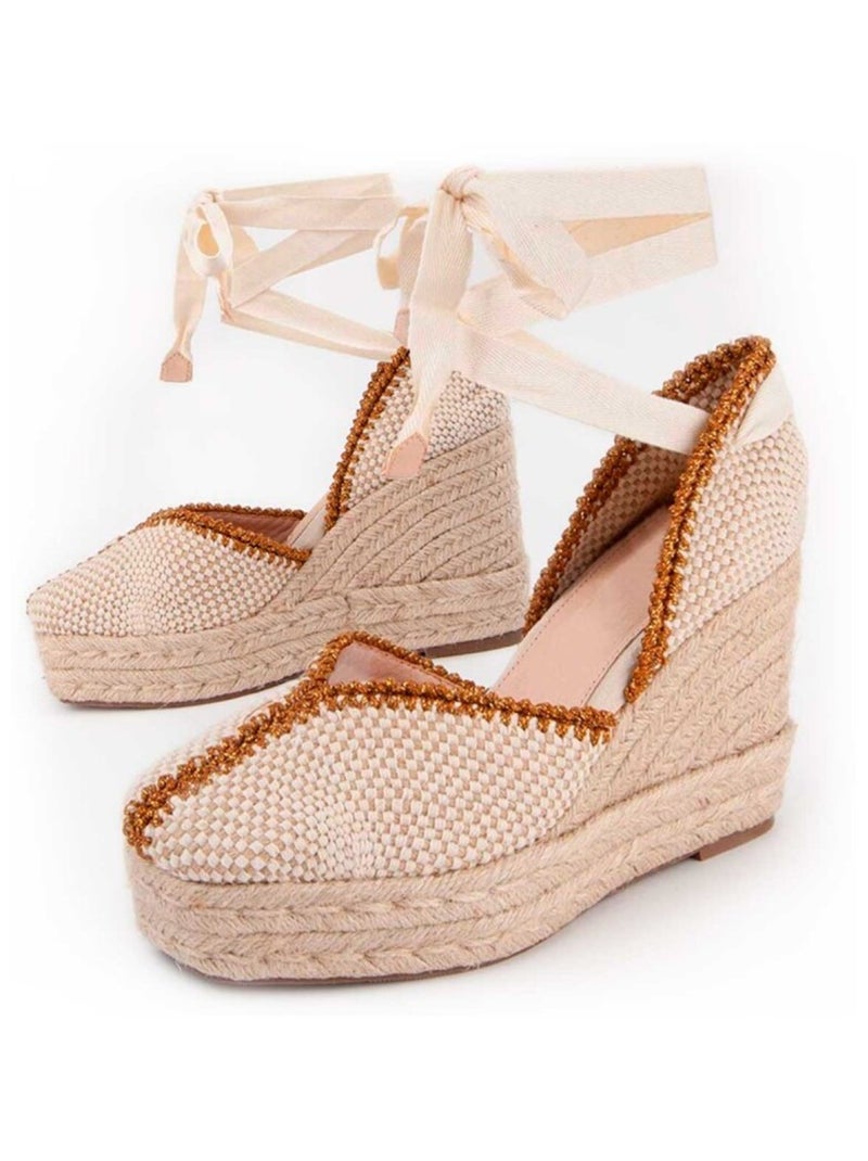 Montevita Wedge Sparto Balenci12 Beige - Kiabi