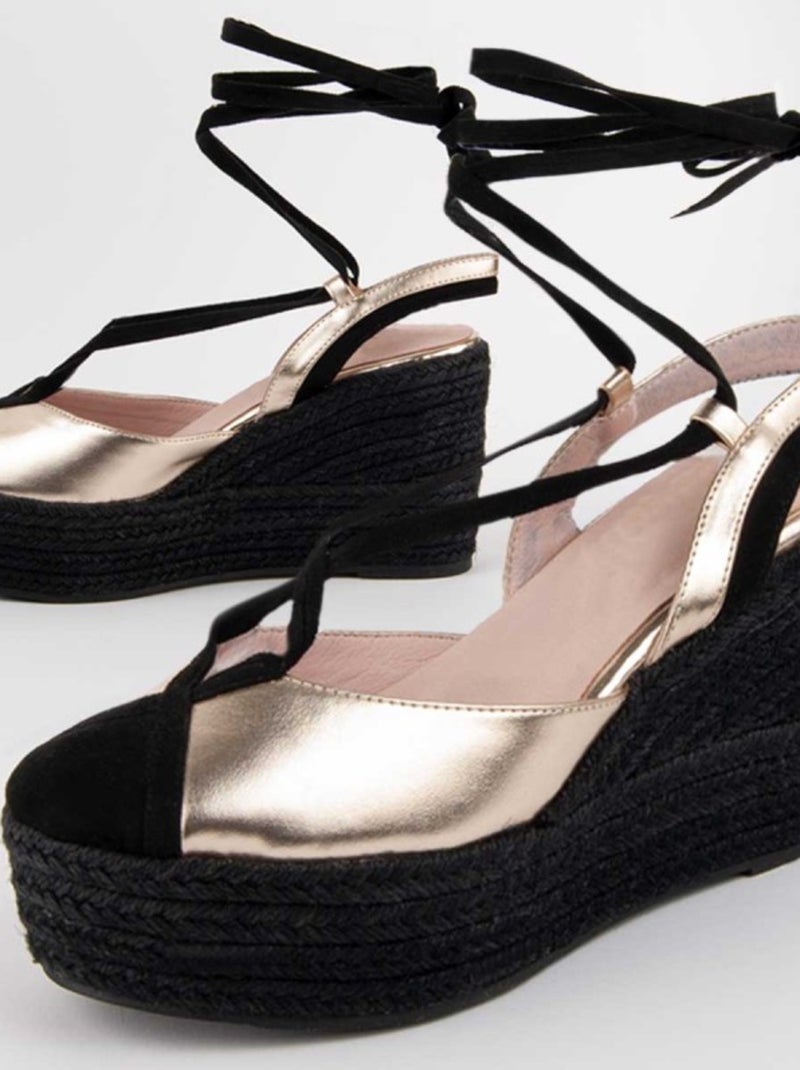 Montevita Wedge Sparto Balenci6 Doré/or - Kiabi
