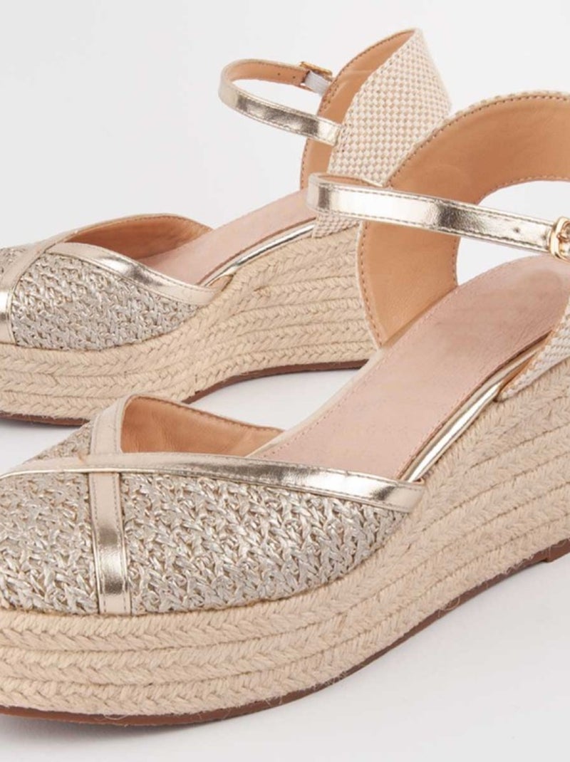 Montevita Wedge Sparto Balenci9 Doré/or - Kiabi