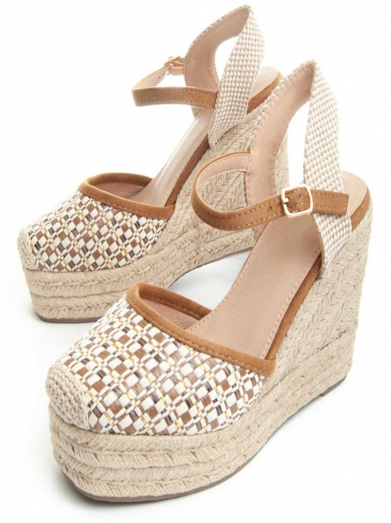 Montevita Wedge Sparto Spartila2 Marron - Kiabi