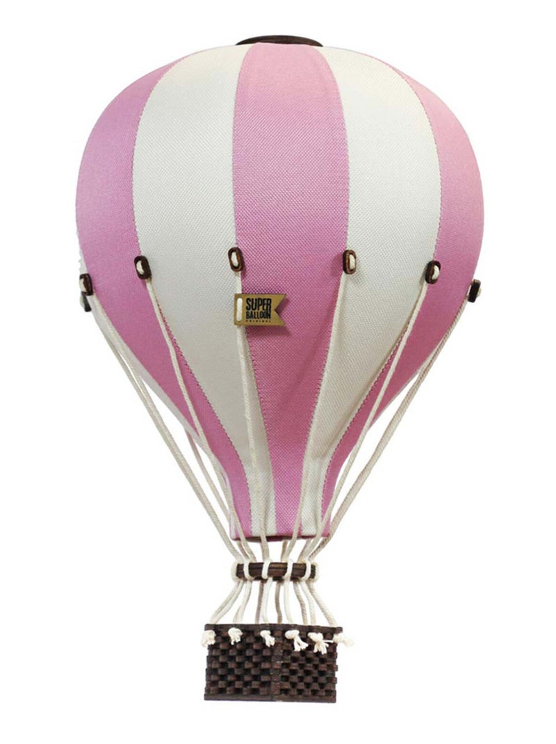 Montgolfière décorative - taille S Blanc Rose foncé - Kiabi