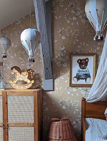 Montgolfière décorative Ø 30 cm / hauteur 50 cm