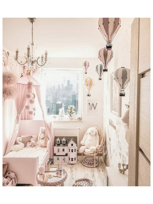 Montgolfière décorative Ø 30 cm / hauteur 50 cm - Kiabi
