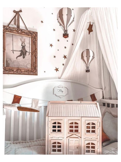 Montgolfière décorative Ø 30 cm / hauteur 50 cm - Kiabi
