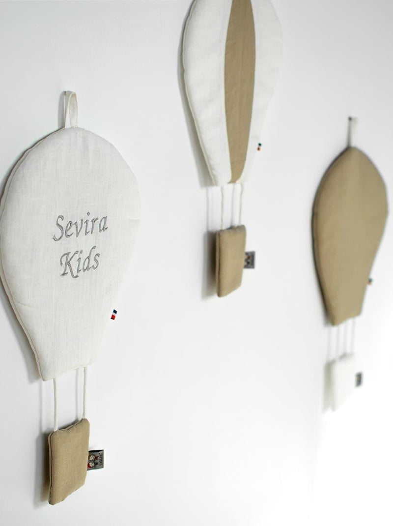 Montgolfière murale décorative en lin SEVIRA KIDS Vert - Kiabi