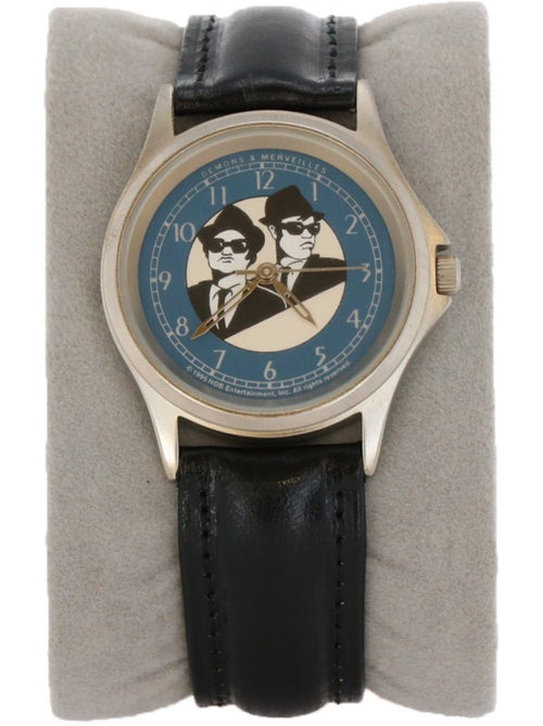 Montre au poignet Looney Tunes 'Le Monde Fou de Tex Avery' – Cadran Blues Brothers en bleu - Kiabi