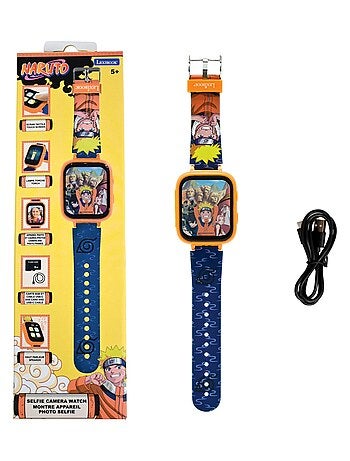 Montre avec écran couleurs Naruto avec camera et carte mémoire de 8 Go