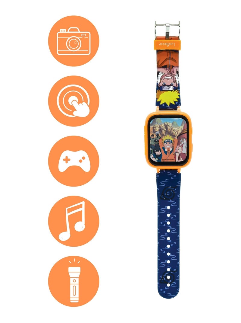 Montre avec écran couleurs Naruto avec camera et carte mémoire de 8 Go Orange - Kiabi