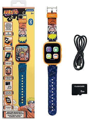 Montre bluetooth avec écran couleurs naruto avec camera et carte mémoire de 8 go