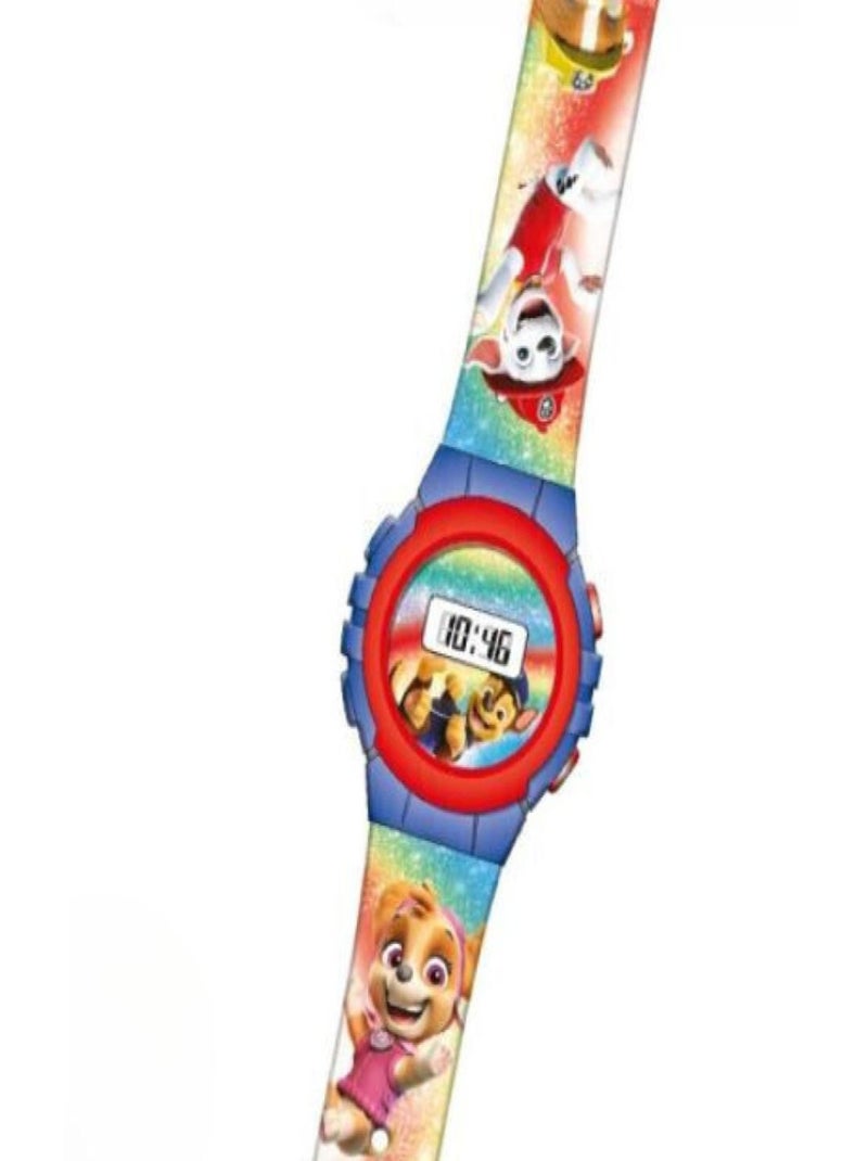 Montre digital 'la Pat'Patrouille' Bleu Rouge - Kiabi