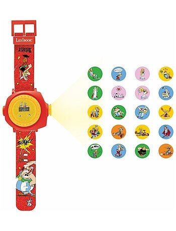 Montre digitale avec projection Astérix