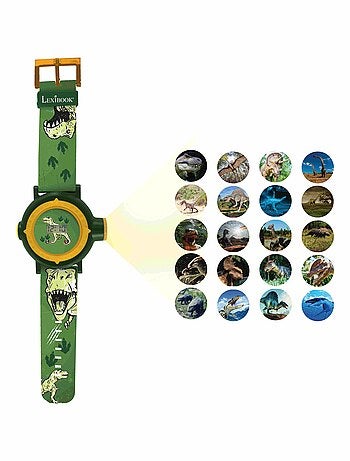 Montre digitale avec projection Dinosaures