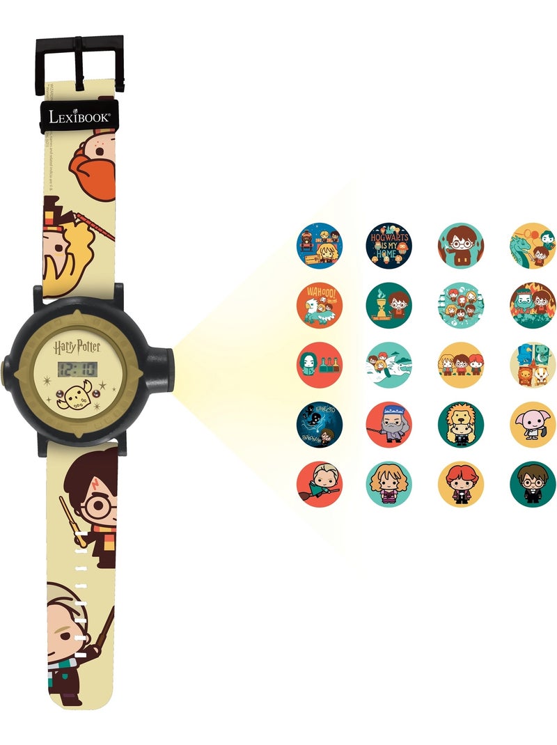 Montre digitale avec projection Harry Potter Beige - Kiabi