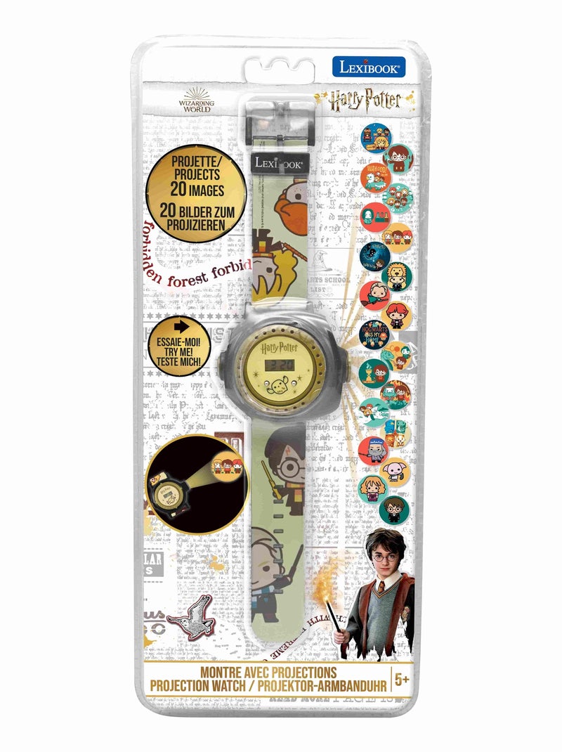 Montre digitale avec projection Harry Potter Beige - Kiabi
