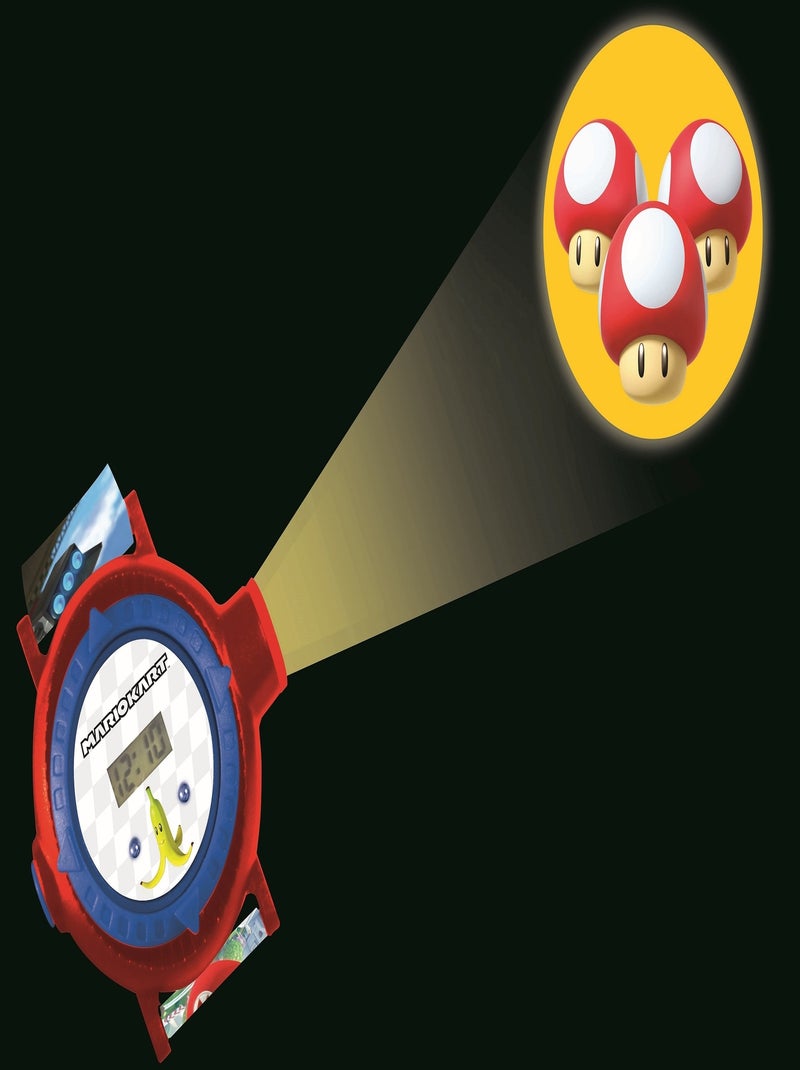 Montre digitale avec projection Mario Kart Rouge - Kiabi