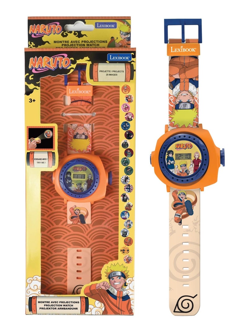 Montre digitale avec projection Naruto Orange - Kiabi