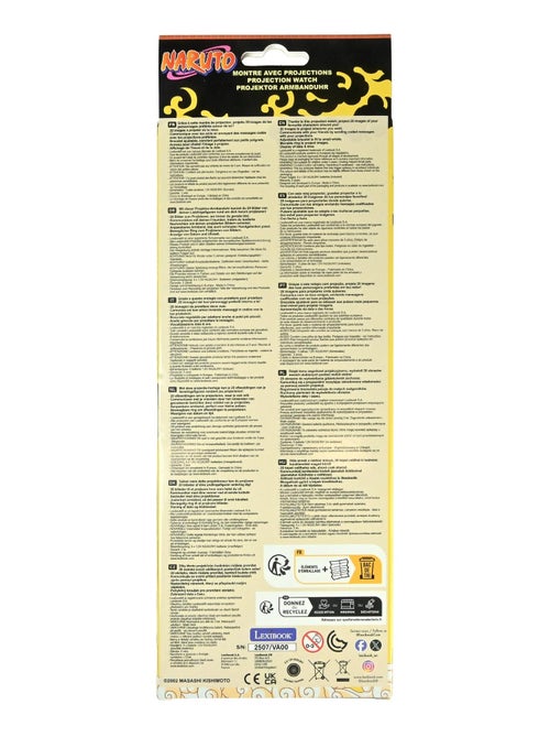 Montre digitale avec projection Naruto - Kiabi