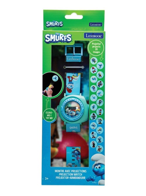 Montre digitale avec projection Schtroumpfs - Kiabi