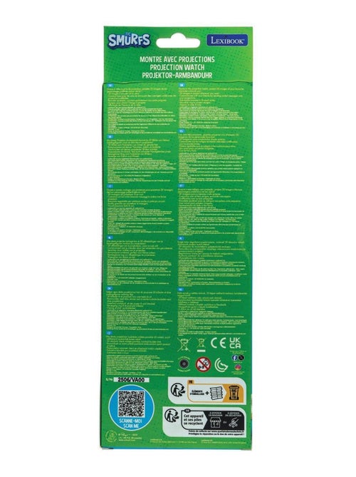 Montre digitale avec projection Schtroumpfs - Kiabi