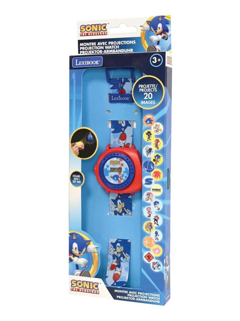 Montre digitale avec projection Sonic Bleu - Kiabi
