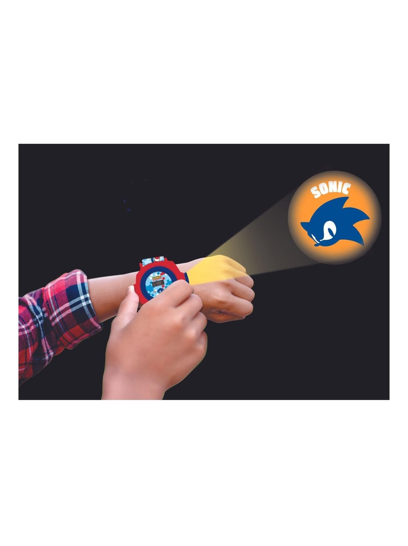 Montre digitale avec projection Sonic Bleu - Kiabi