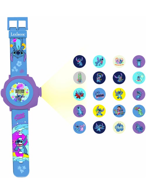 Montre digitale avec projection Stitch - Kiabi
