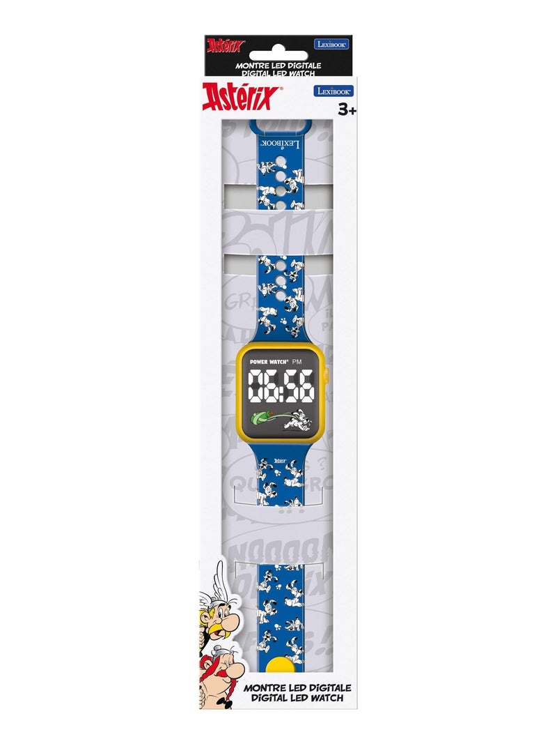 Montre digitale LED Astérix Bleu - Kiabi