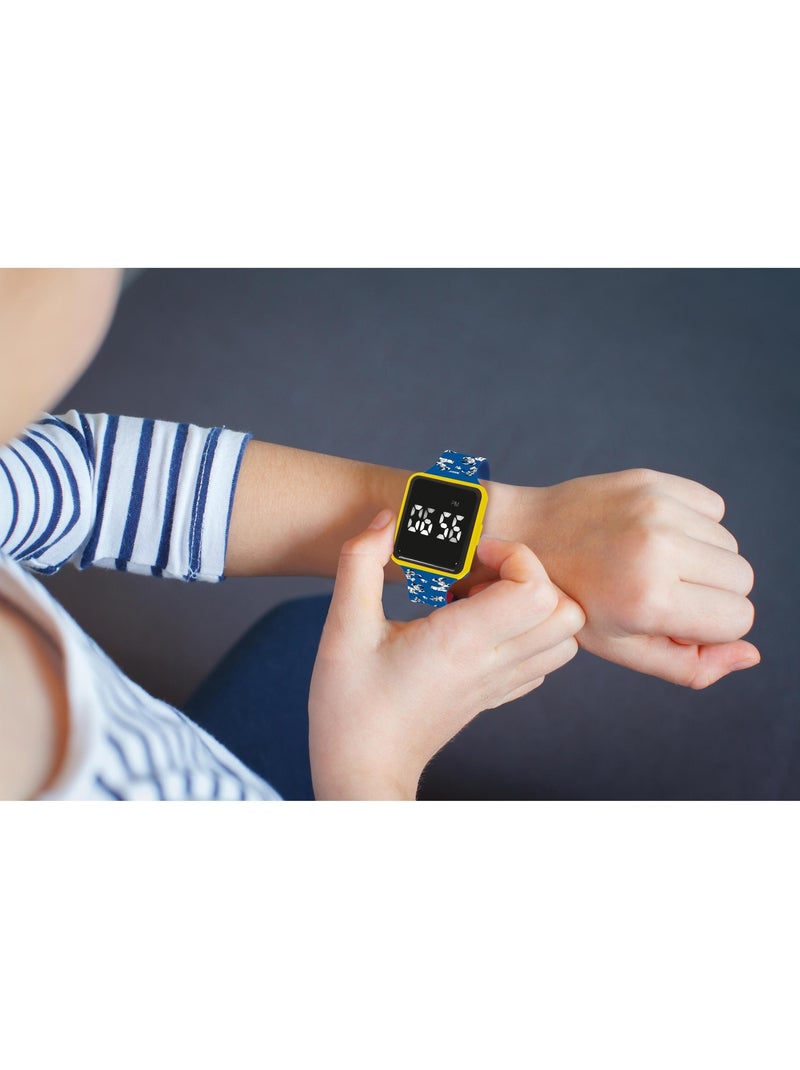 Montre digitale LED Ast?rix Bleu - Kiabi