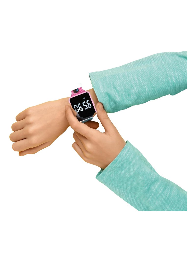 Montre digitale LED Barbie Rose - Kiabi