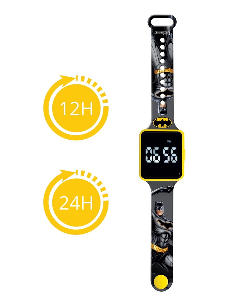 Montre digitale LED Batman Noir - Kiabi