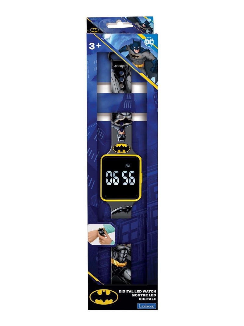 Montre digitale LED Batman Noir - Kiabi