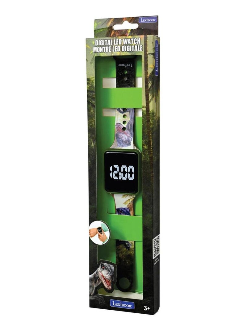 Montre digitale LED Dinosaure Vert - Kiabi