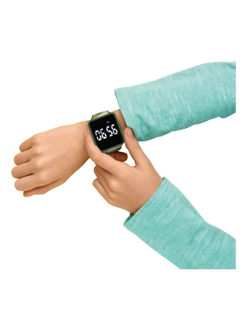 Montre digitale LED Dinosaure Vert - Kiabi