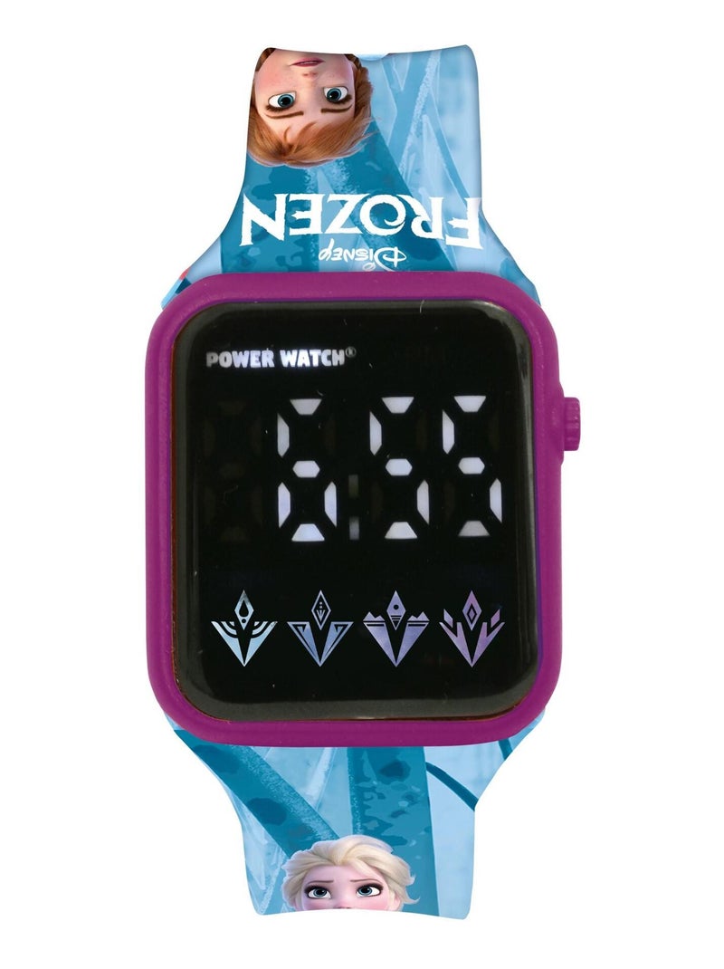 Montre digitale LED Frozen Bleu - Kiabi