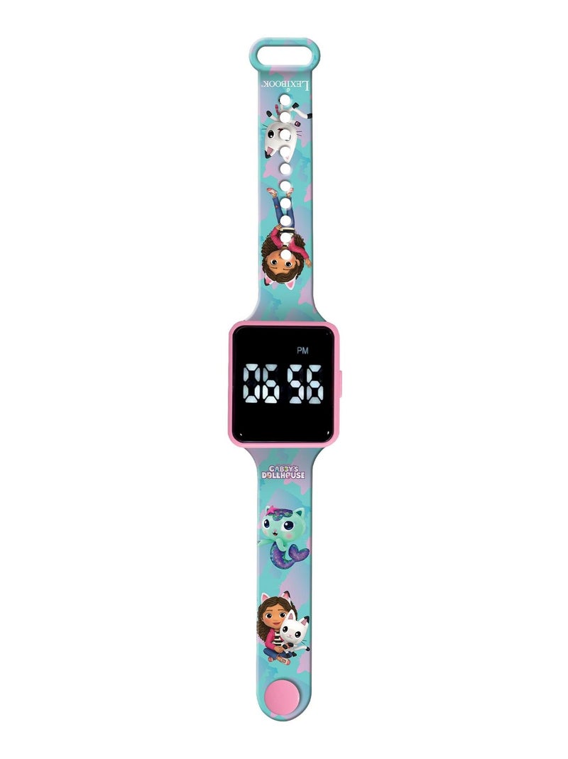 Montre digitale LED Gabby et la maison Magique Bleu - Kiabi