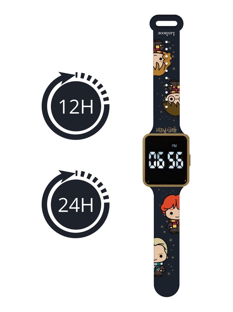 Montre digitale LED Harry Potter Noir - Kiabi