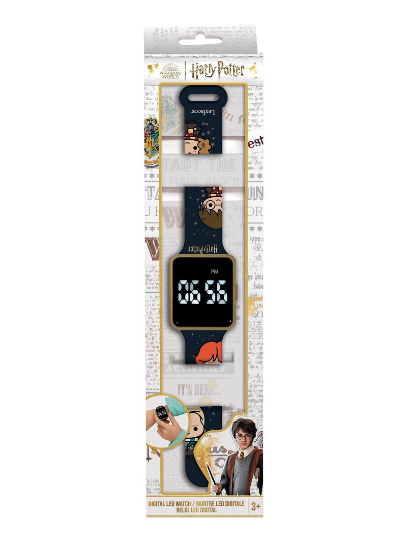 Montre digitale LED Harry Potter Noir - Kiabi